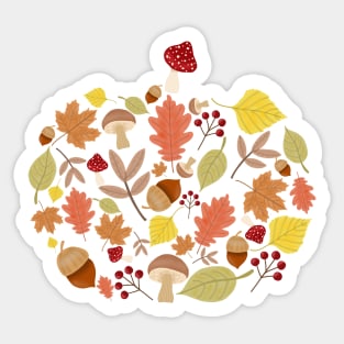 Autumn pumpkin Sticker